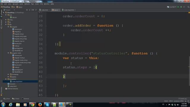 WebStorm: AngularJS (Install, Controllers, Routing, Directives) - Capitulo 6 смотреть онлайн