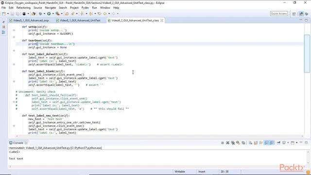 video2 6 Testing the GUI смотреть онлайн