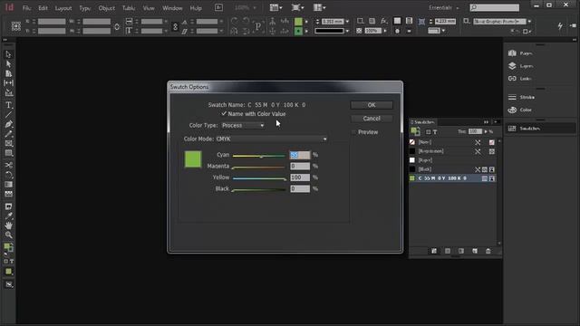 Creating CMYK & Pantone Swatches - InDesign CC Tutorial [5/20]