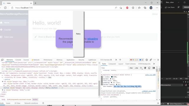 Reconnection failed. Try reloading the page if you're unable to reconnect | Auto reconnect Blazor смотреть онлайн