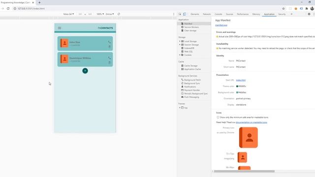 PWA Tutorial for Beginners 3 - Service worker installation смотреть онлайн