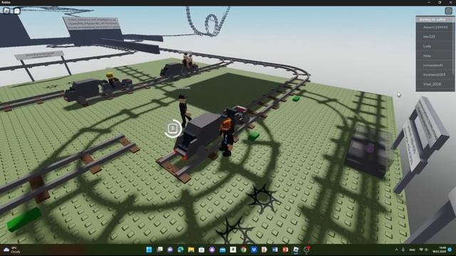 играю в Roblox !!! Дикие вагонетки!!! смотреть онлайн