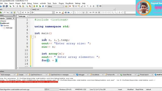 Bubble sort algorithm in c++ | bubble sort | Data Structures смотреть онлайн