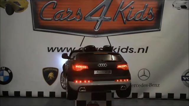 Audi Q7 Children Car Black 12V смотреть онлайн