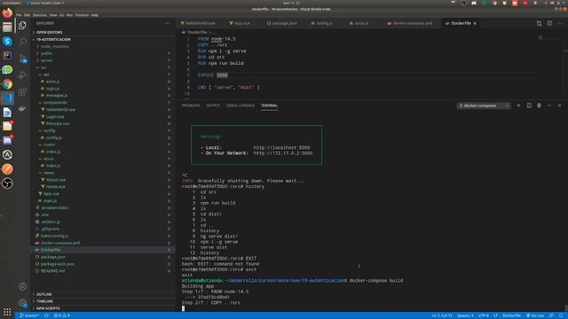 2020 07 21 vue produccion docker смотреть онлайн