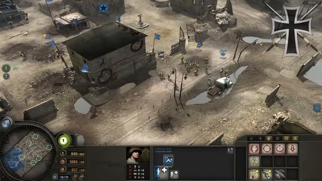 Company of Heroes - Batalla de Normandía - Misión 10: "Saint-Lô" смотреть онлайн