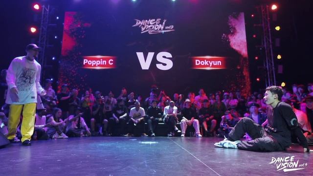 Final 5 rounds ! Poppin C vs Dokyun - Dance Vision vol.9 Popping Battle смотреть онлайн