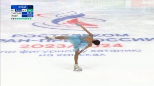 Произвольная программа Аделии Петросян. Четверной флип и другие прыжки