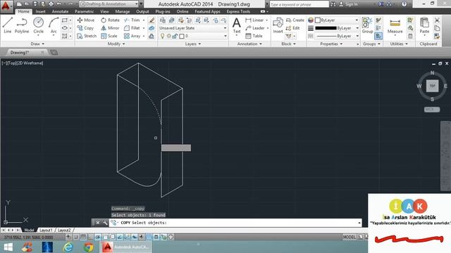 Autocad-Teknik Resim Perspektif Çizimi 24 смотреть онлайн