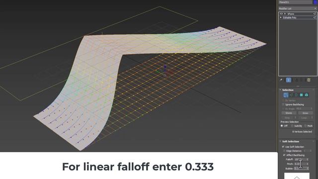 Control your Soft Selection in 3ds Max смотреть онлайн