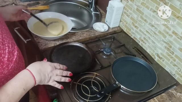 #блиныдиабет2т. Так бывает ! Почему так получилось , сама не знаю . Блины комом . Проба 1 . смотреть онлайн