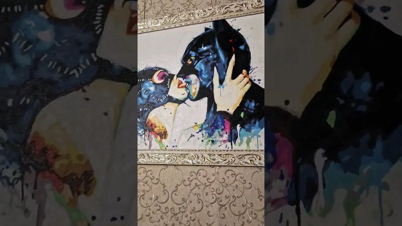 ▷Batman and Catwoman Картина по номерам◁ смотреть онлайн