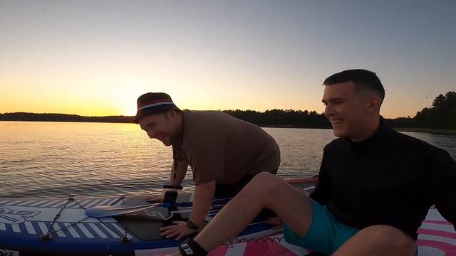 Прогулка на сапе по Святому озеру