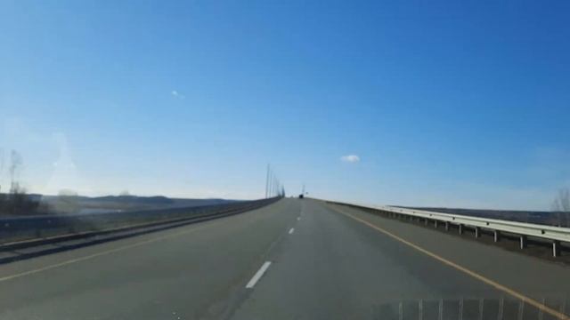 Мост Через р. Кама. Трасса Нефтекамск - Сарапул. смотреть онлайн