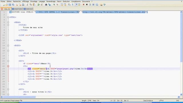 Formation en HTML CSS PHP - Partie 12 - Les Class et les ID en html смотреть онлайн