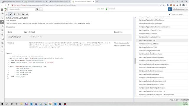 FREE INCIDENT RESPONSE PLATFORM - Velociraptor Install смотреть онлайн