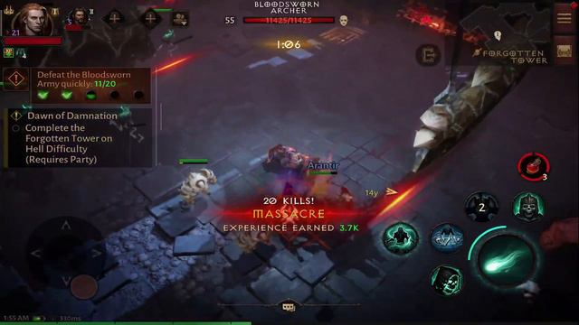 Diablo Immortal - Gameplay Forgotten Tower (XIAOMI Pad 5) смотреть онлайн