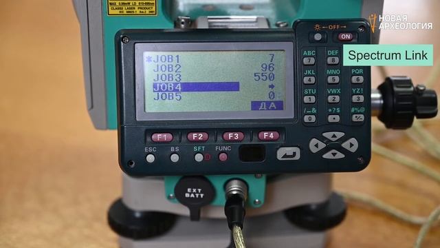 Тахеометр SOKKIA SET 230 RK перенос точек археологического памятника на компьютер. смотреть онлайн