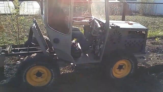 Самодельный трактор. Переломка. 4х4. Тюменский район смотреть онлайн