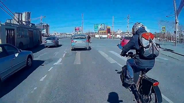 Первая весеняя покатушка на электровелосипедах по Челябинску в 2015 году :) смотреть онлайн