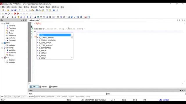 PHP Tutorials: Redirect header function смотреть онлайн