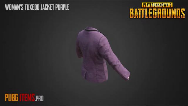 Woman's Tuxedo Jacket (Purple) | PUBG Item Showcase смотреть онлайн