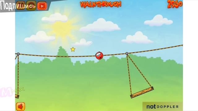 Игра RED BALL 3- Приключения Красного шарика. видео для детей смотреть онлайн