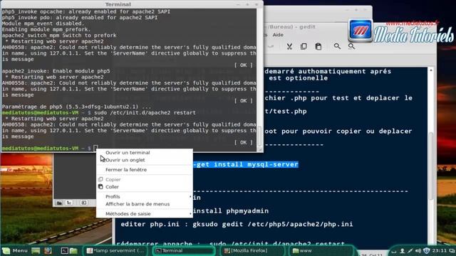 Installer lamp server sur linux mint 16 installer php5, mySQL, phpmyadmin, apache смотреть онлайн