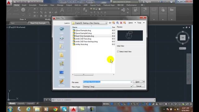 AutoCAD I 02-17 Opening as Read Only or Partial Open смотреть онлайн