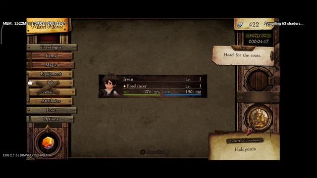 Bravely Default II, Egg NS 2.1.6, Poco F3 (snapdragon 870). смотреть онлайн