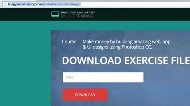Design a Website in Photoshop CC 2015 1.5/48 - Download Exercise Files смотреть онлайн