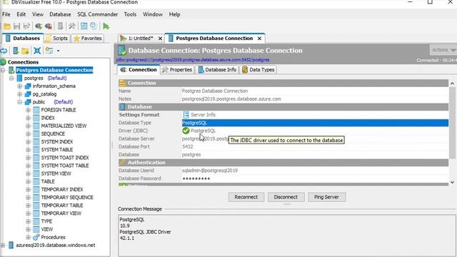 Azure PostgreSQL - How to connect with DbVisualizer Tool смотреть онлайн