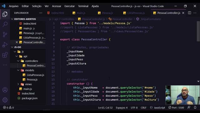 Curso de JS Aula 51 JS OO MVC Model e Controller смотреть онлайн