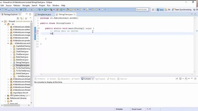 Socket in Java (2): Crea un server che riceve stringhe смотреть онлайн