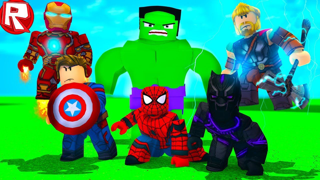 РОБЛОКС МСТИТЕЛИ И БИТВА СУПЕРГЕРОЕВ МАРВЕЛ В ROBLOX СИМУЛЯТОР ВИДЕО ИГРА КАК МАЙНКРАФТ ДЛЯ ДЕТЕЙ смотреть онлайн