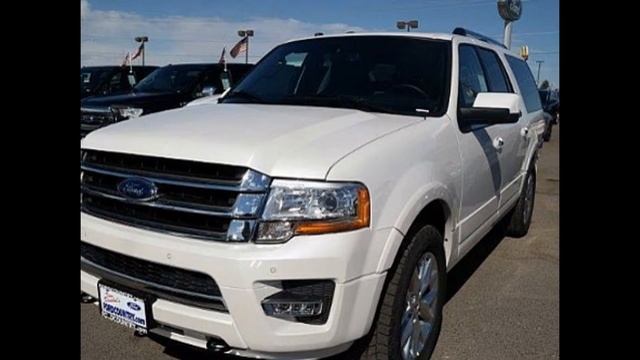 2016 Ford Expedition White Platinum смотреть онлайн