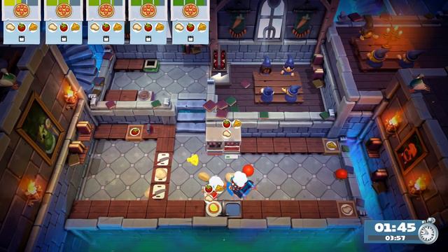 Overcooked 2 - 2 Player Gameplay - ( Level 3-1)