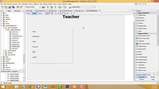 School Management System Step by Step in Java Part 8 смотреть онлайн