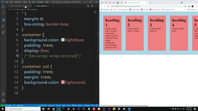 Flex Wrap | Flex Flow | CSS Flexbox Tutorial in Hindi смотреть онлайн