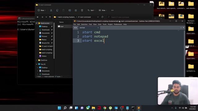 23 Start Programs using CMD Part 01 смотреть онлайн