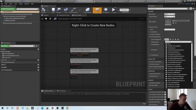UE4 Multiplayer RPG #23 - AI setup #2 - Setting up structs and variables смотреть онлайн