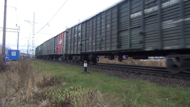 Электровоз ВЛ10у-577 с грузовым поездом. Перегон Дача Долгорукова - Заневский пост-| 2017 смотреть онлайн