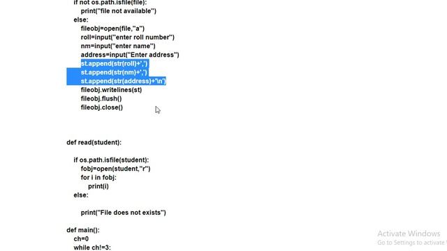 how to write and read a file using writelines() and readlines() смотреть онлайн