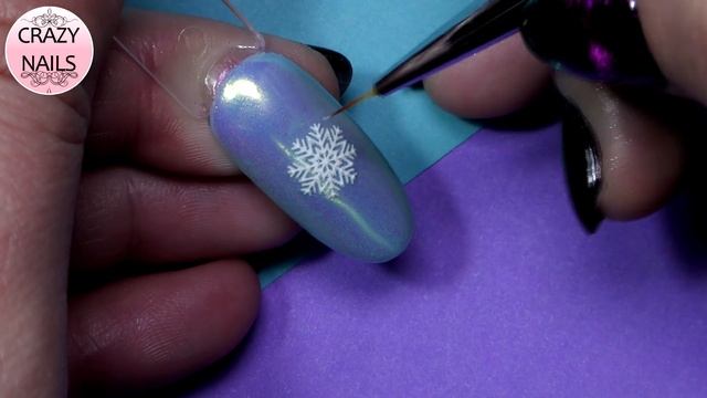 НОВОГОДНИЙ ШАР с изюминкой внутри. Новогодний дизайн ногтей .