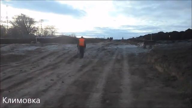 Мост Тольятти Климовка.04.11.20.Работы на месте будущего порта.Bridge Togliatti-Klimovka. смотреть онлайн