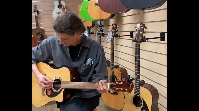Fender FA -125CE Acoustic Guitar смотреть онлайн