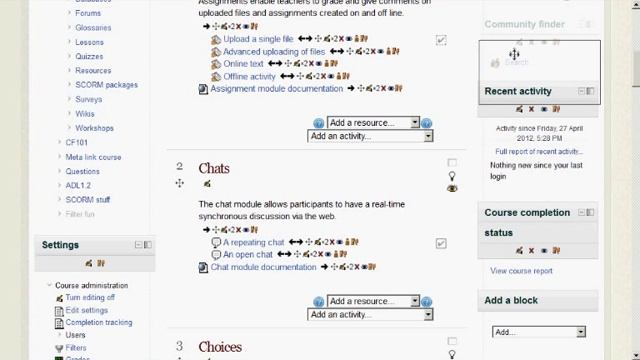 Drag and Drop Blocks in Moodle 2.3 смотреть онлайн