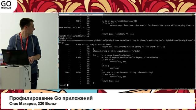 Профилирование Go-приложений / Стас Макаров (220 Вольт)