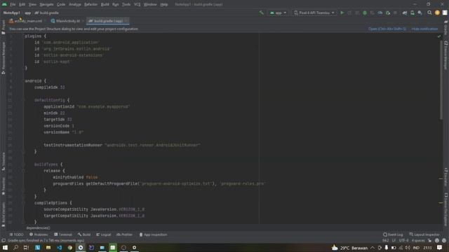 Make Note Crud Application using Kotlin Android studio смотреть онлайн