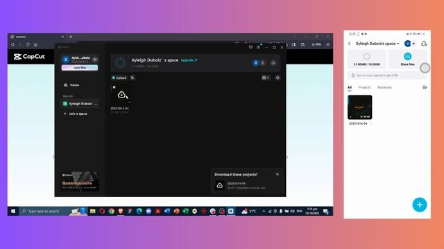 How to Transfer CapCut Projects from Mobile to PC | How to Sync CapCut Phone to PC смотреть онлайн